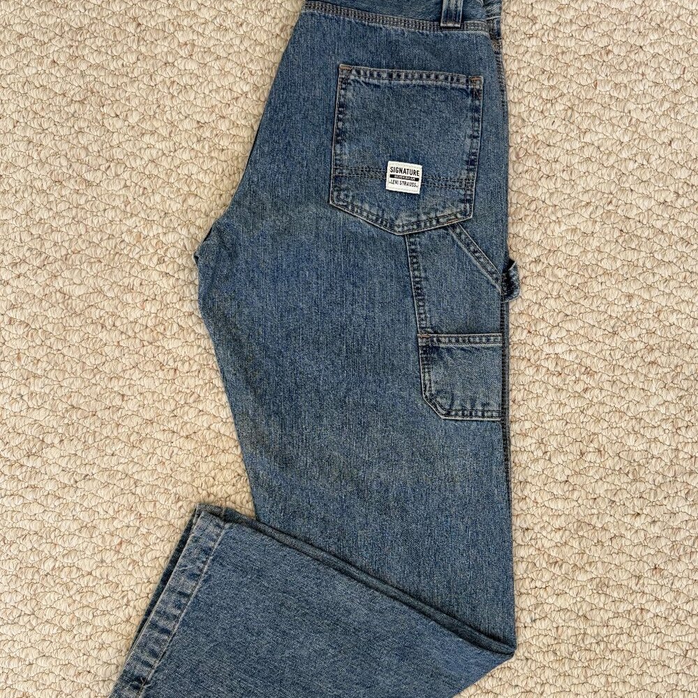 Levi Strauss Men's Signature Carpenter Workwear Jeans,  30 X 32
